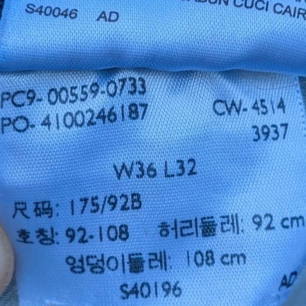 Levi's 559 Straight Leg‎ Denim Blue Jeans Men's 36X32